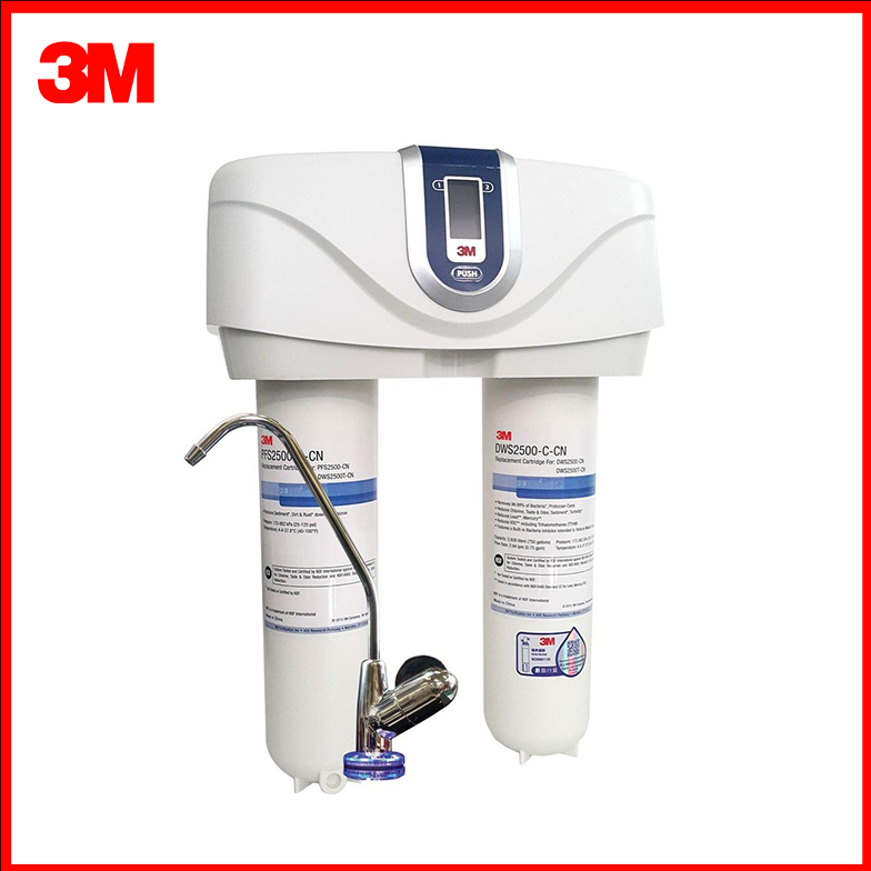 3M DWS2500T-CN 智能濾水系統雙濾心與出水龍頭