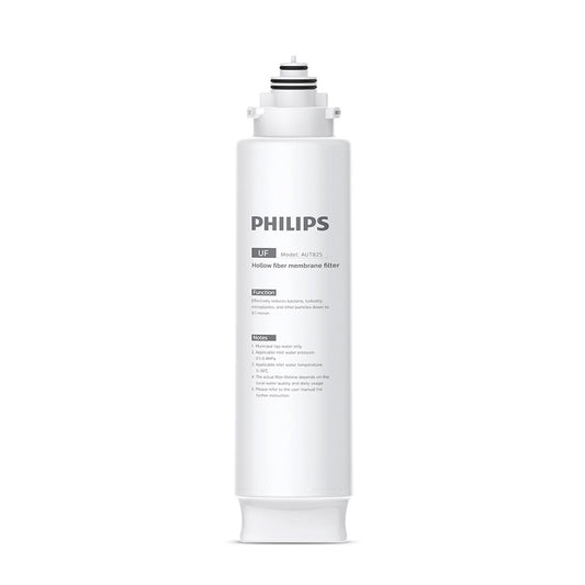 Philips UF 超長效濾芯，白色圓柱濾芯配上端接頭