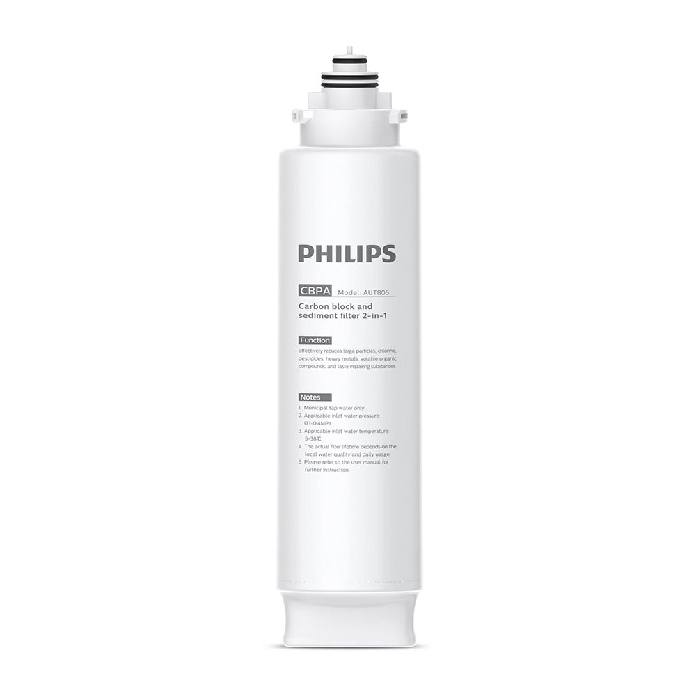 Philips AUT805/97 CBPA 濾芯 圓柱式機身、頂部接頭與底部座