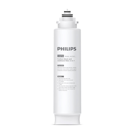 Philips AUT805/97 CBPA 濾芯 圓柱式機身、頂部接頭與底部座