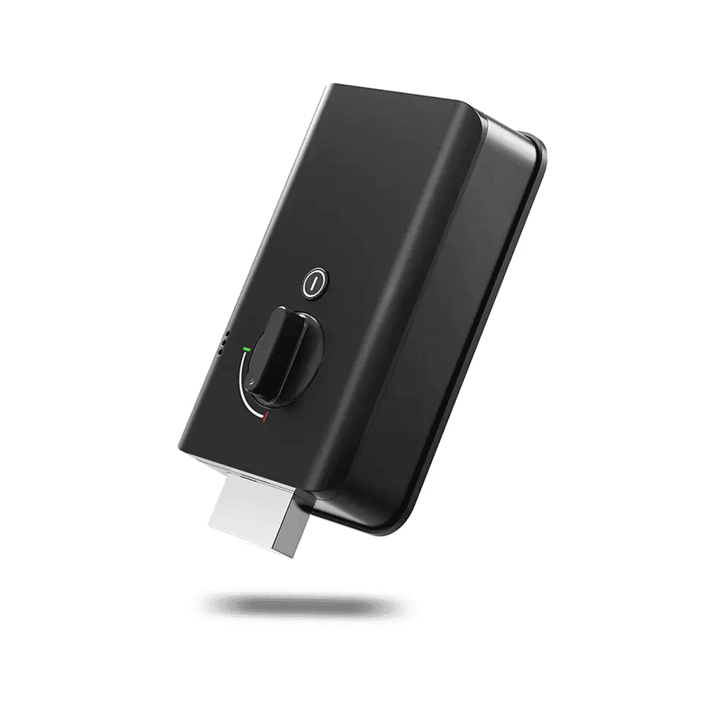 Philips DDL503 附加智能鎖 黑色外殼，正面按鍵與指示燈
